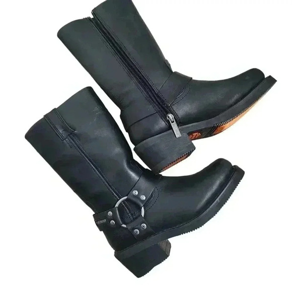 Harley Davidson Men's Hustin Waterproof Riding Boots - Picture 1 of 5